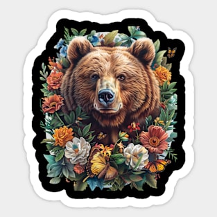 Grizzly Bear Climate Adaptation Sticker